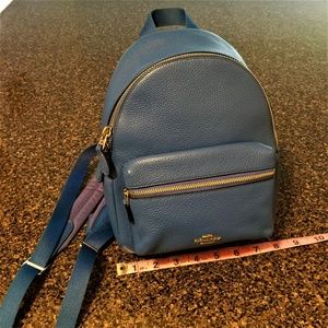 COACH BLUE SMALL MINI BACKPACK BAG NEW COND"T
